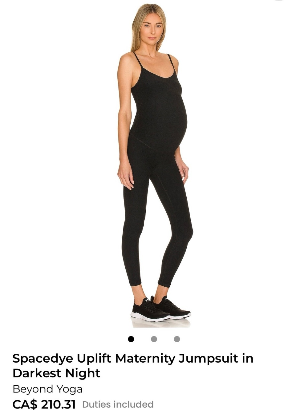 Beyond Yoga maternity jumpsuit